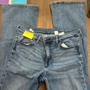 H & M mini flare jeans